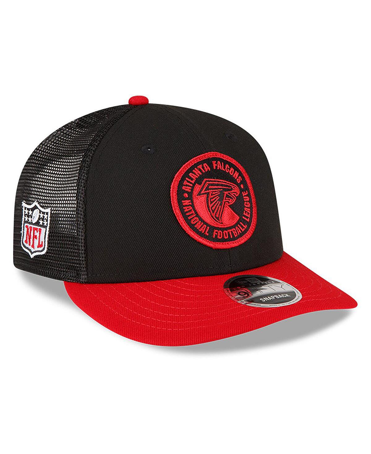 

Мужская черно-красная бейсболка Atlanta Falcons 2023 Sideline Low Profile 9FIFTY Snapback New Era