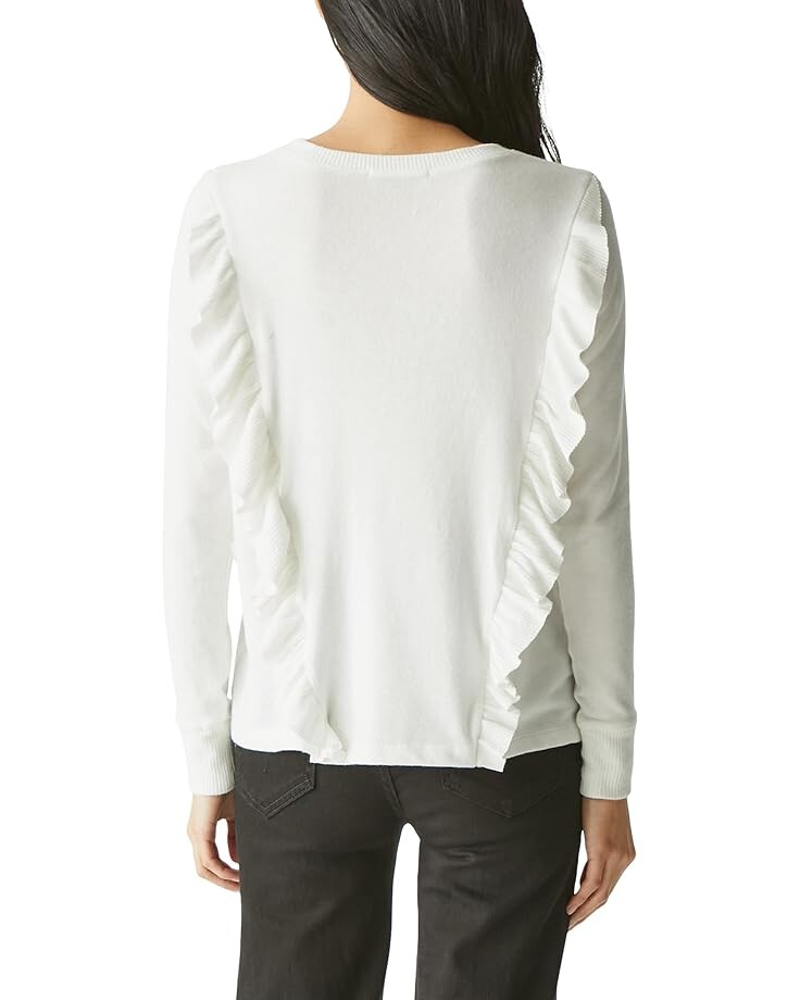 

Топ Michael Stars Kristi Ruffle Top, цвет Chalk