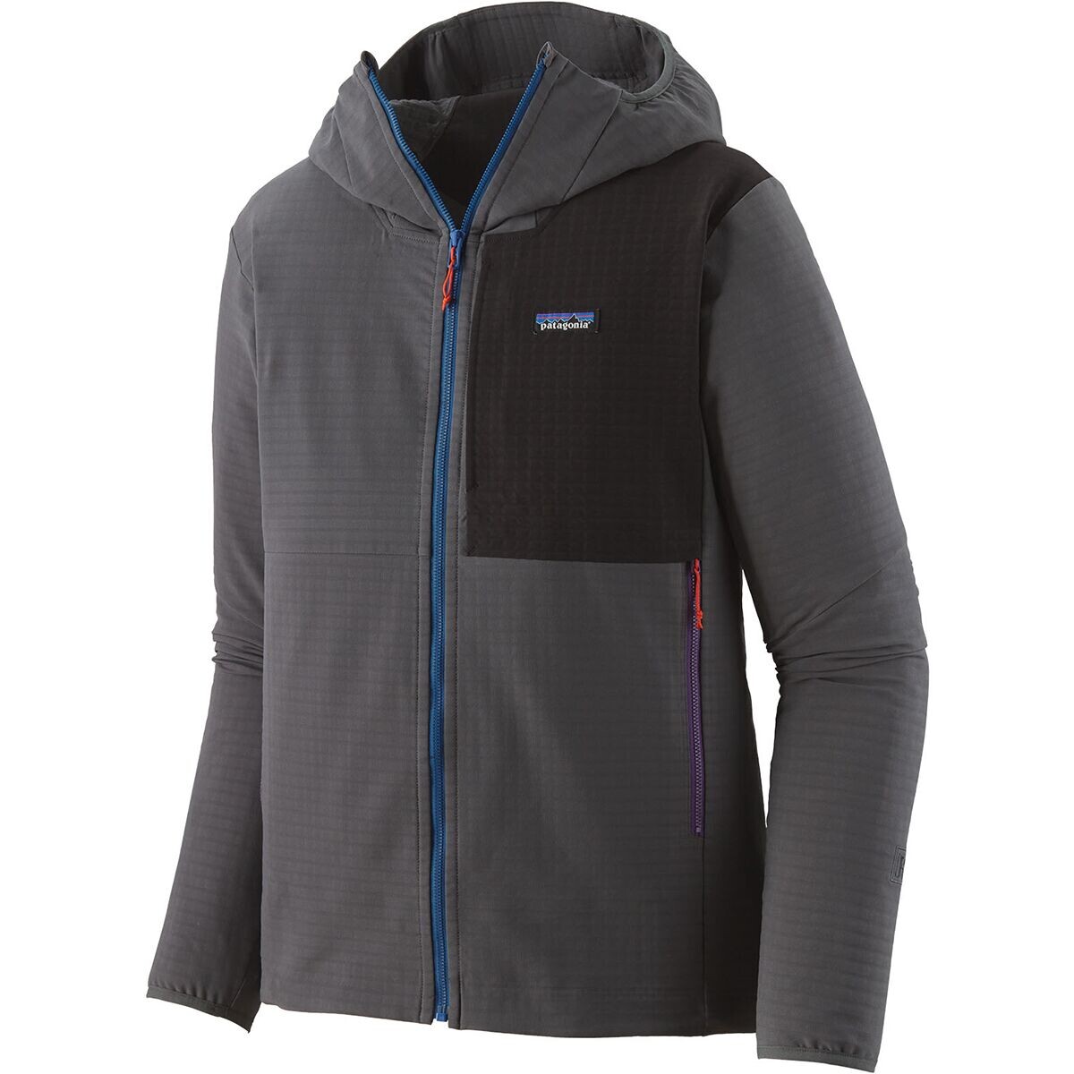 

Флисовая куртка r1 techface с капюшоном Patagonia, серый