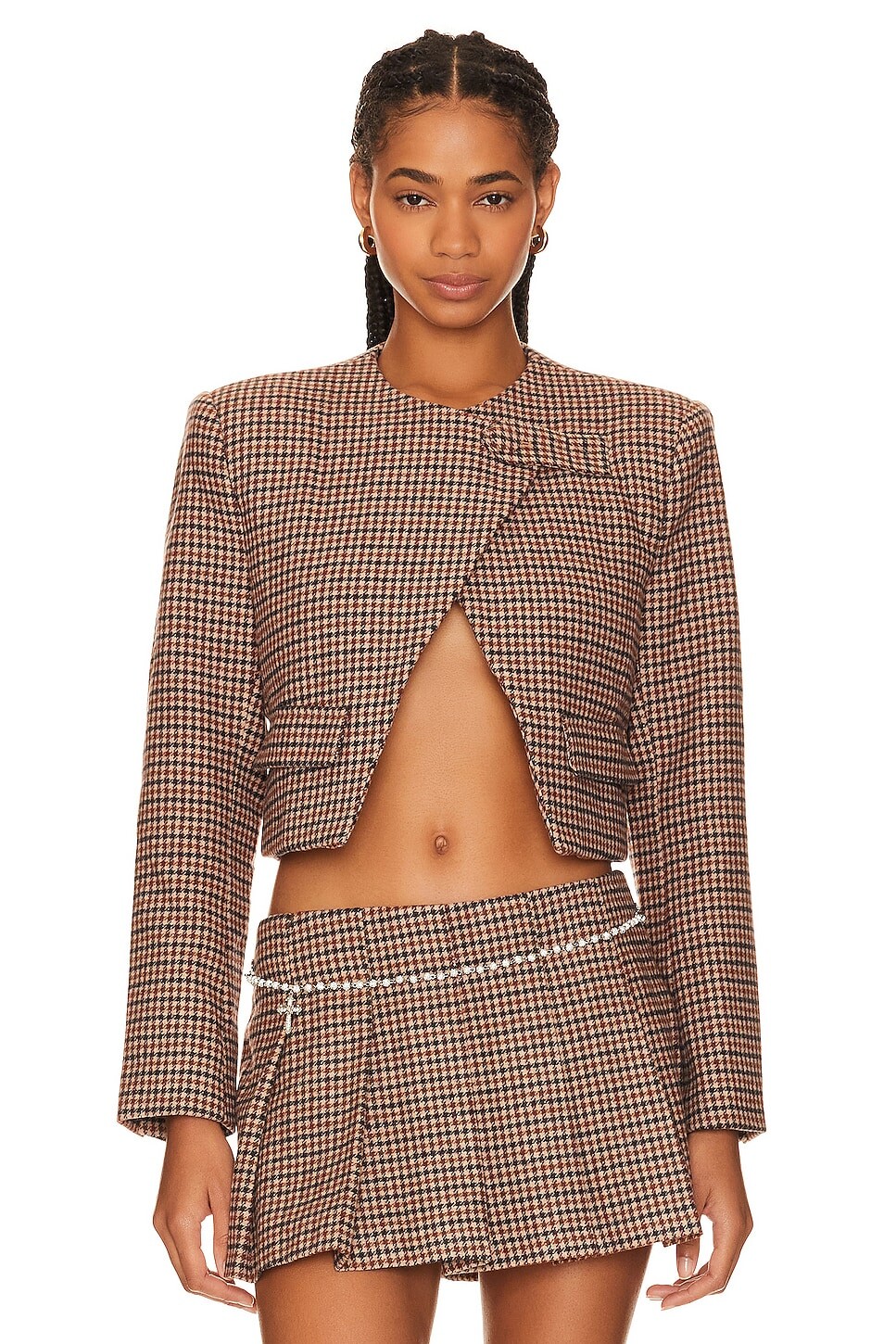 

Куртка LOBA Catalina Cropped, цвет Brown Plaid