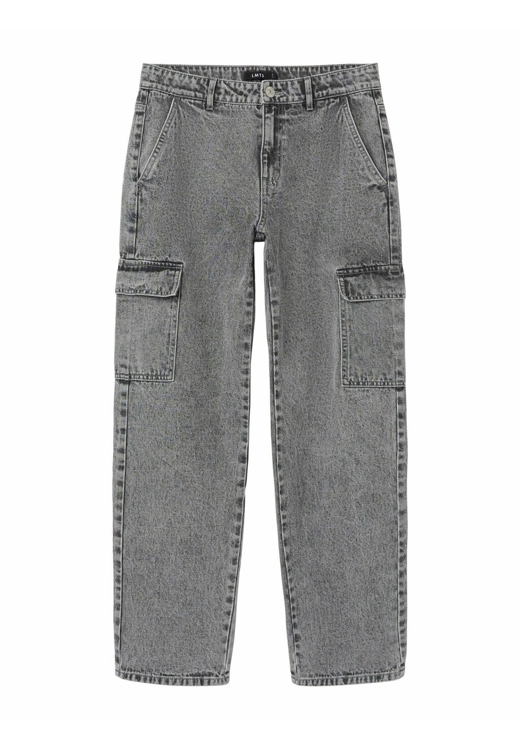 

Джинсы прямого кроя LMTD, цвет light grey denim