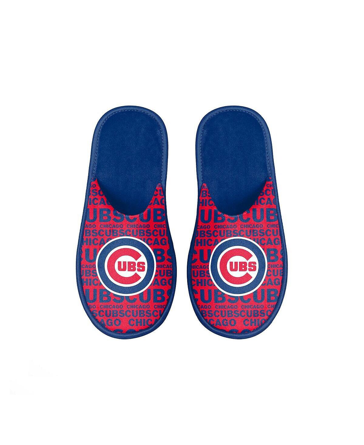 

Молодежные тапочки Chicago Cubs с надписью Chicago Cubs для мальчиков и девочек FOCO