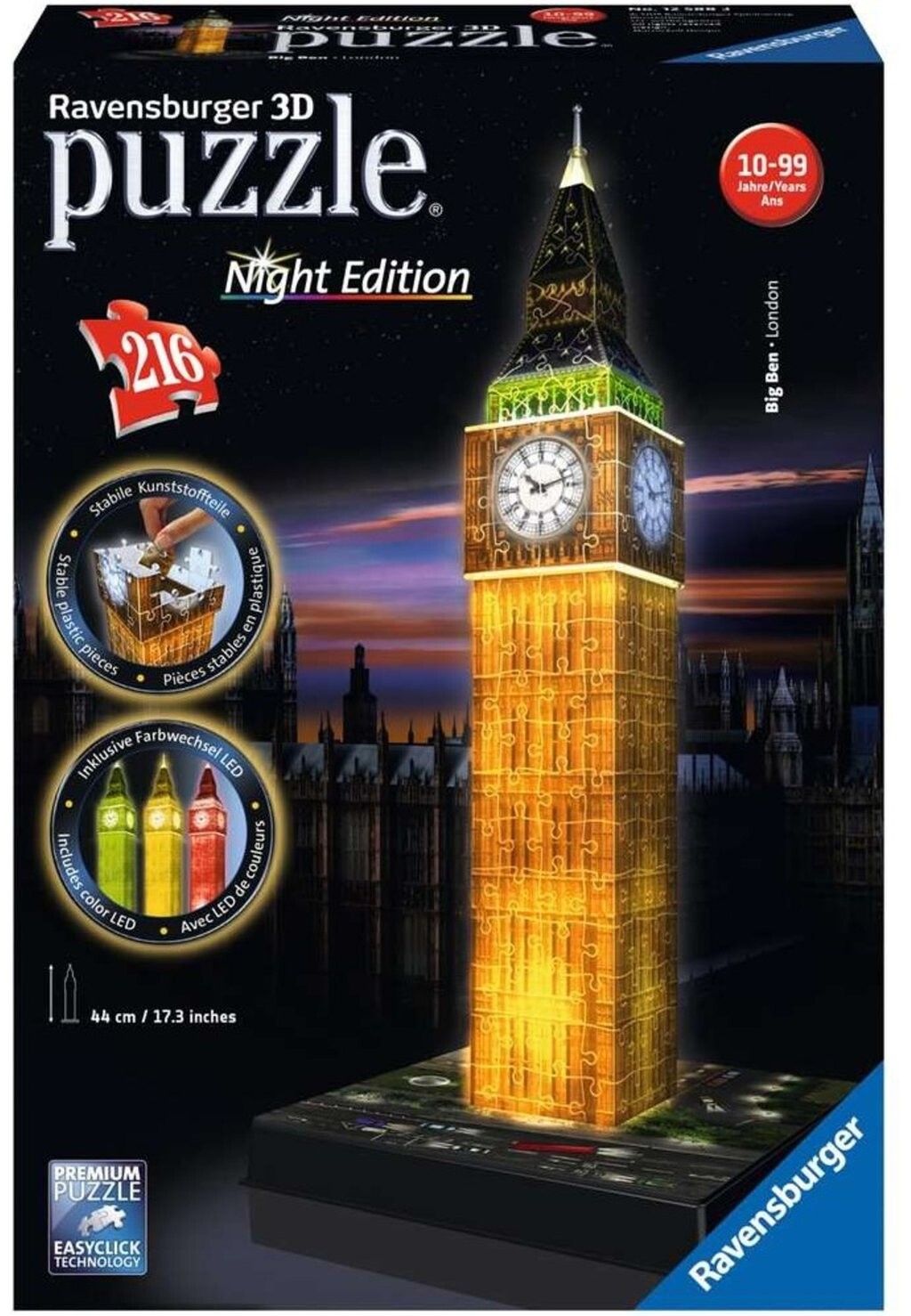 

Пазл BIG BEN NIGHT EDITION Ravensburger, цвет multi coloured