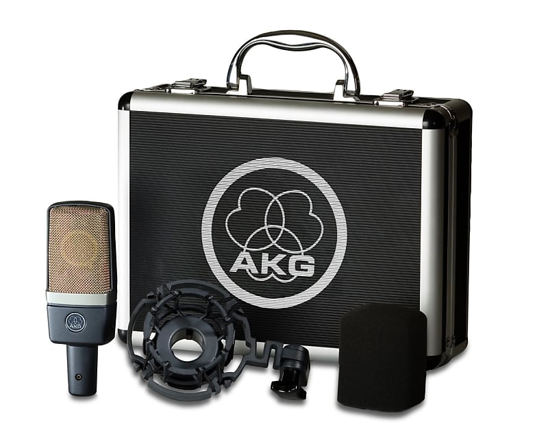 Студийный конденсаторный микрофон AKG C214 Large Diaphragm Cardioid Condenser Microphone