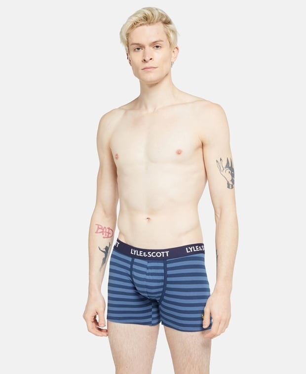 

Трусы-боксеры, 3 шт. Lyle & Scott, черный