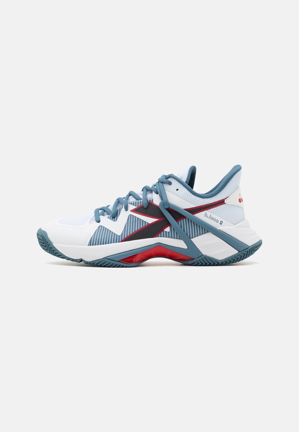 

Теннисные туфли B.Icon 2 Clay Diadora, цвет white/oceanview/salsa