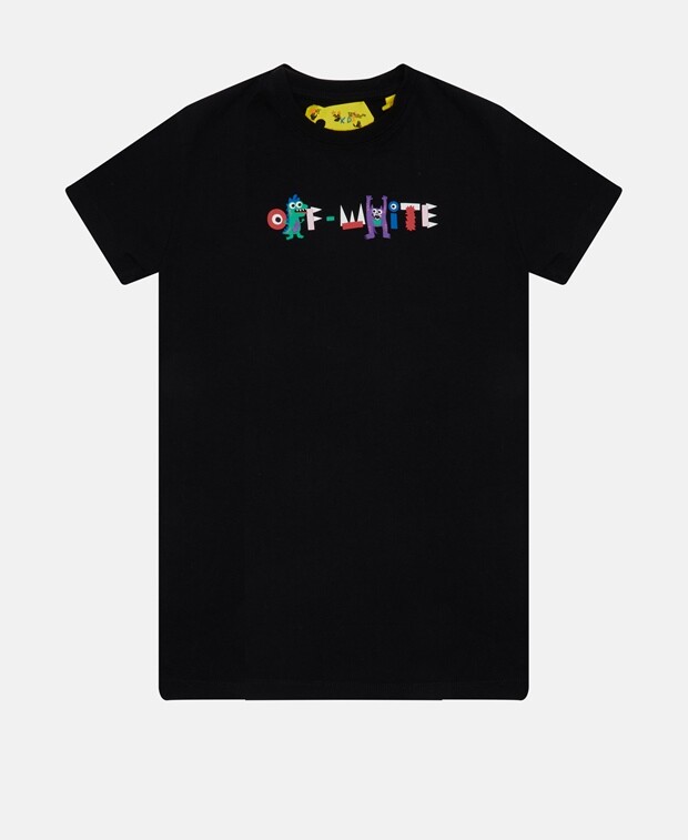 

Трикотажное платье Off-White, синий
