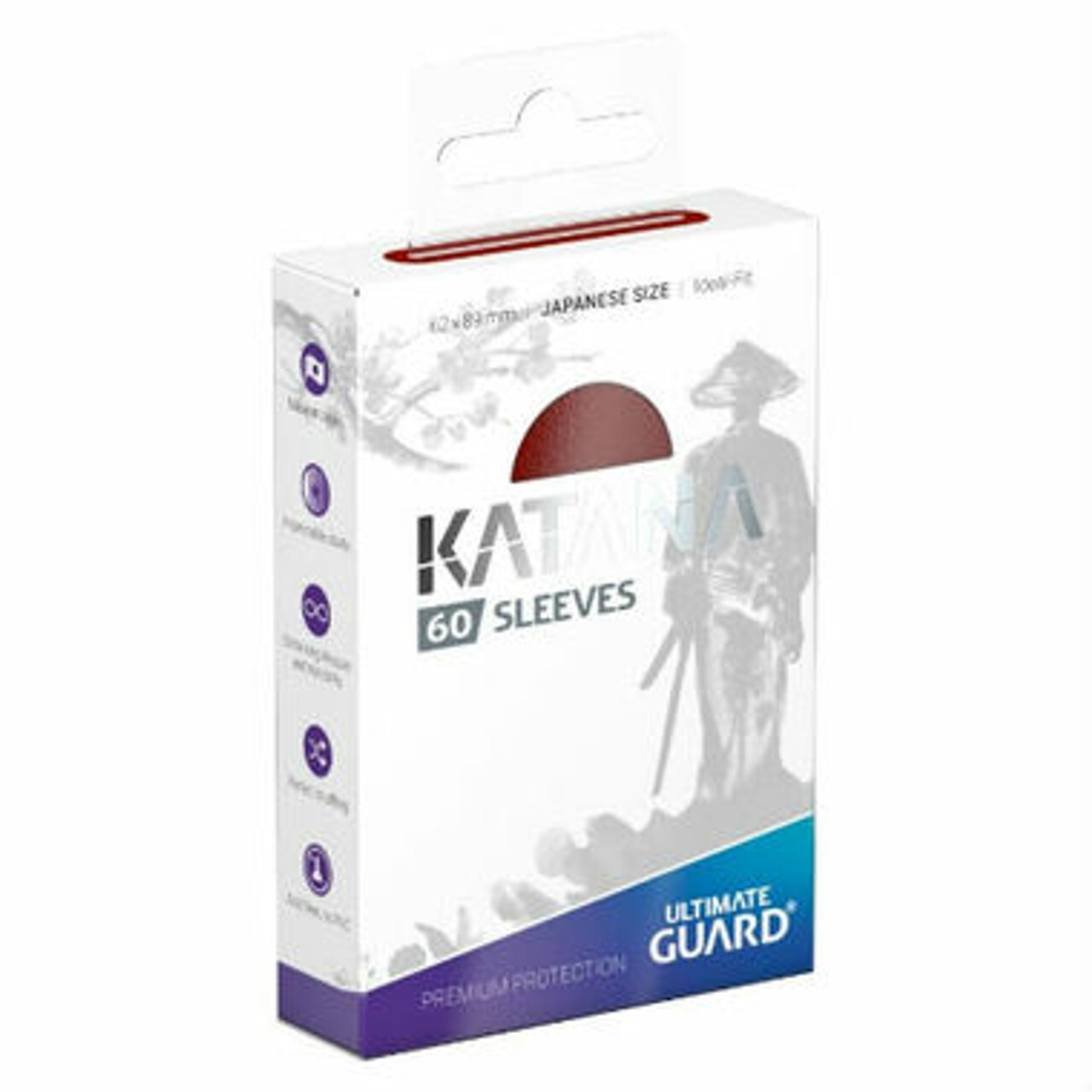 

Аксессуары Ultimate Guard: Katana - Red Japanese Size Card Sleeves (60ct)