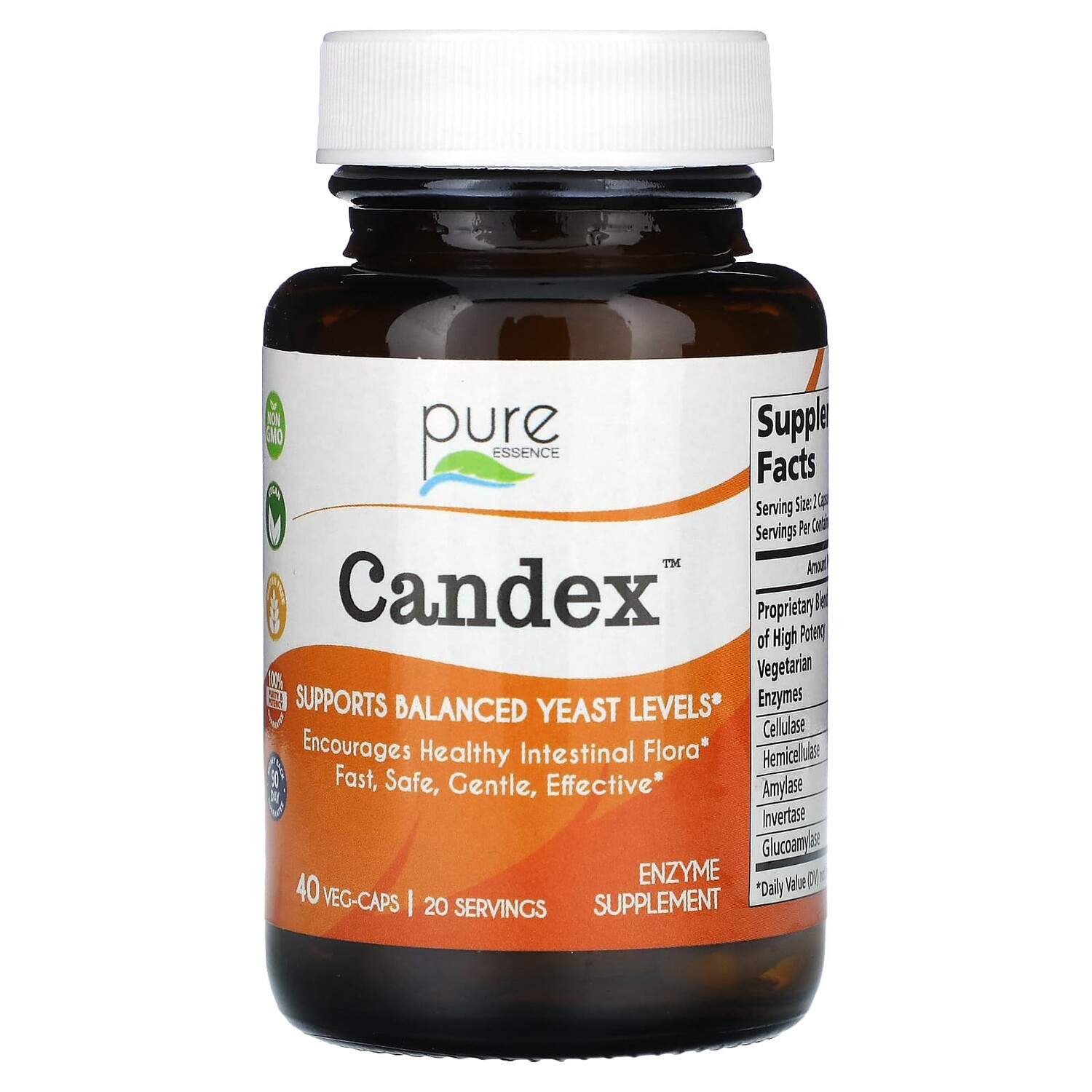 

Candex, 40 растительных капсул, Pure Essence