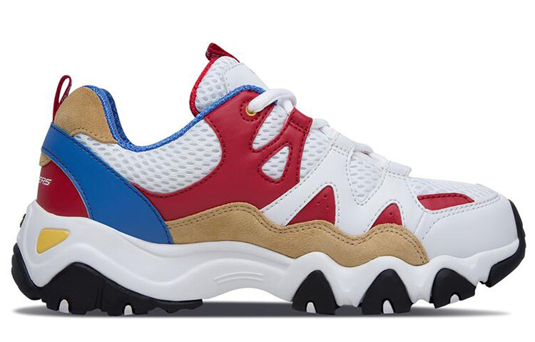 

One Piece X D"LITES 3.0 Кроссовки унисекс с низким верхом, белые/красные Skechers