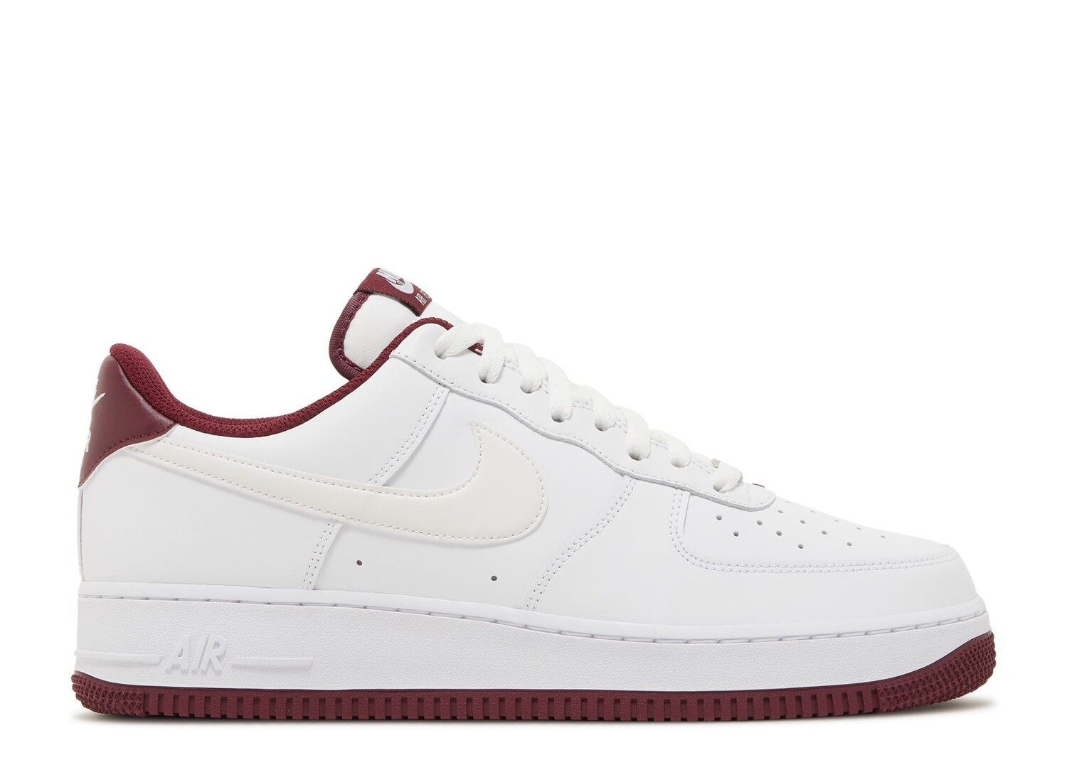 

Кроссовки Nike Air Force 1 '07 'White Dark Beetroot', белый, Белый;серый