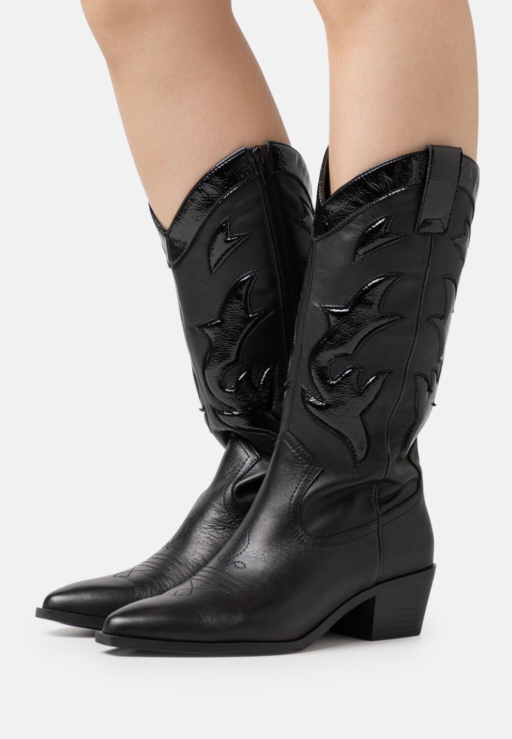 

Ковбойские/байкерские сапоги ALDO, черный