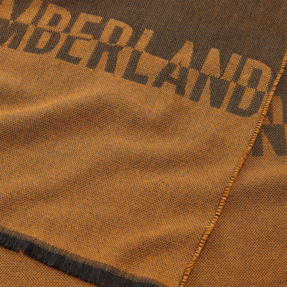 

Шарф Timberland Split Color Logo, коричневый