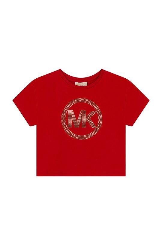 Хлопковая футболка для детей Michael Kors, красный