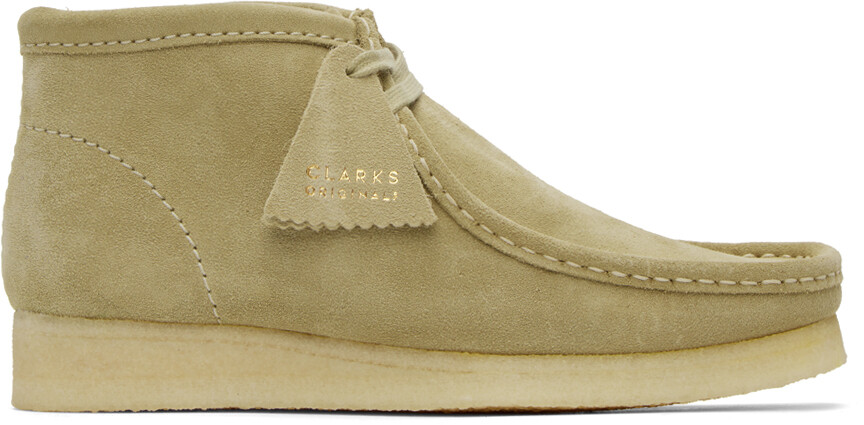 

Бежевые ботинки валлаби Clarks Originals