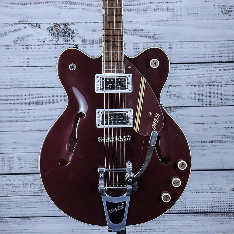 Электрогитара Gretsch Streamliner Rally II Electric Guitar | Oxblood/Walnut Stain gretsch g2420 hlw sc wlnt полуакустическая электрогитара цвет walnut stain