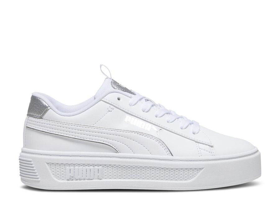 

Кроссовки Puma Wmns Smash Platform V3 'Pop Up - White', белый