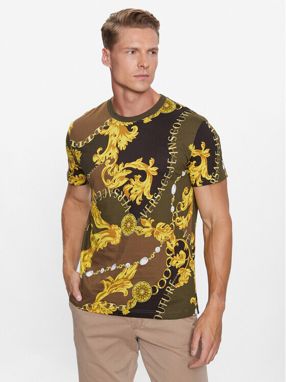 

Футболка стандартного кроя Versace Jeans Couture, зеленый