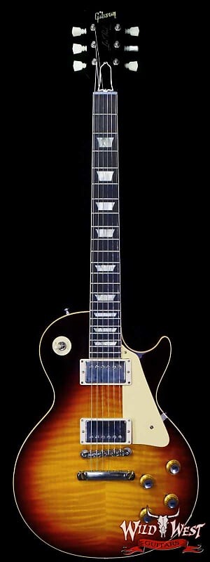 

Электрогитара Gibson Custom Shop 1960 Les Paul Standard Reissue VOS Bourbon Burst 8.50 LBS