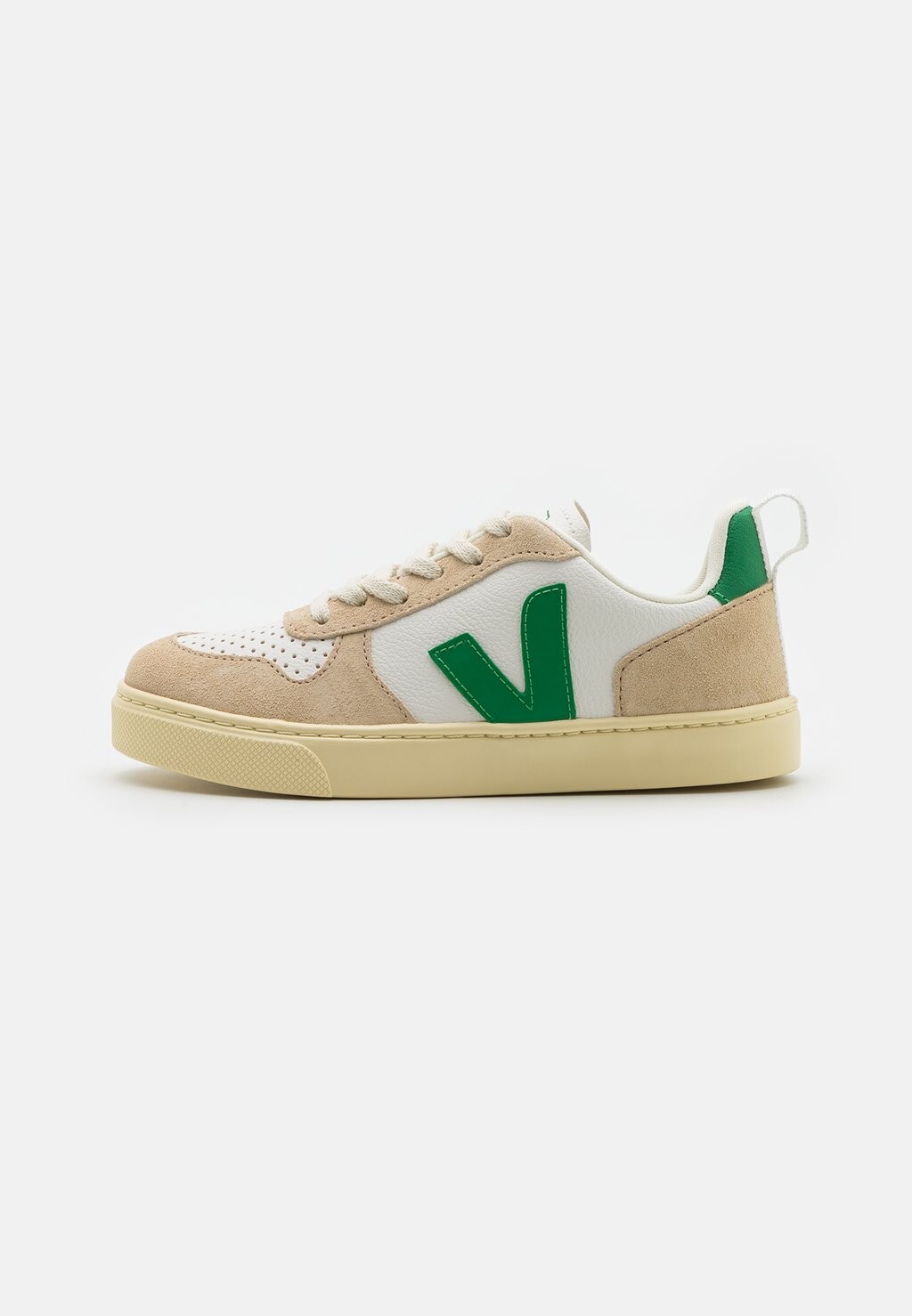 

Низкие кроссовки Small V 10 Laces Unisex Veja, цвет extra white/emeraude/almond
