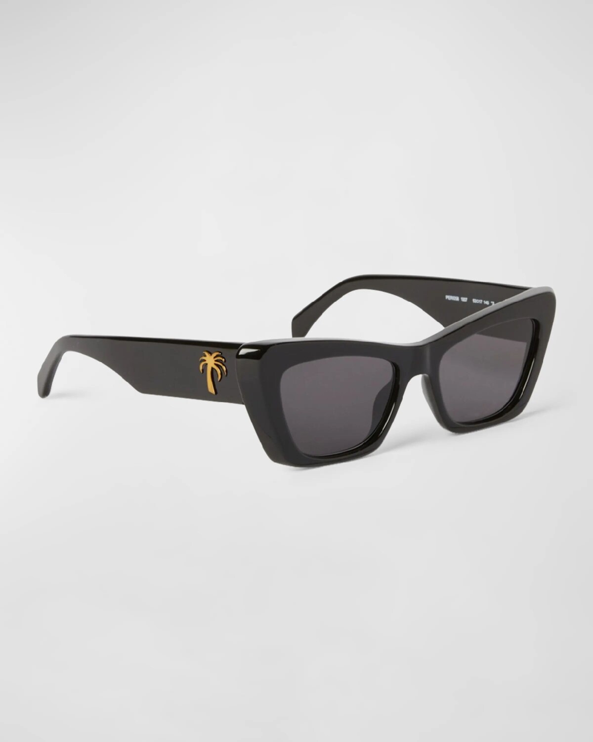 

Солнцезащитные очки «кошачий глаз» Fairfield из ацетата Palm Angels, цвет 1007 Black Dark Grey