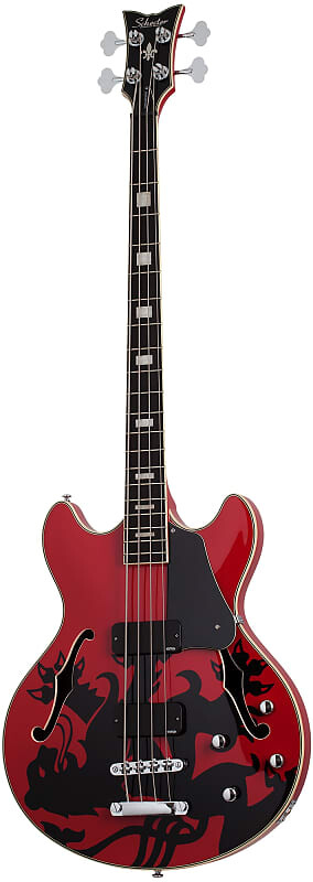 

Басс гитара Schecter Simon Gallup Corsair Red