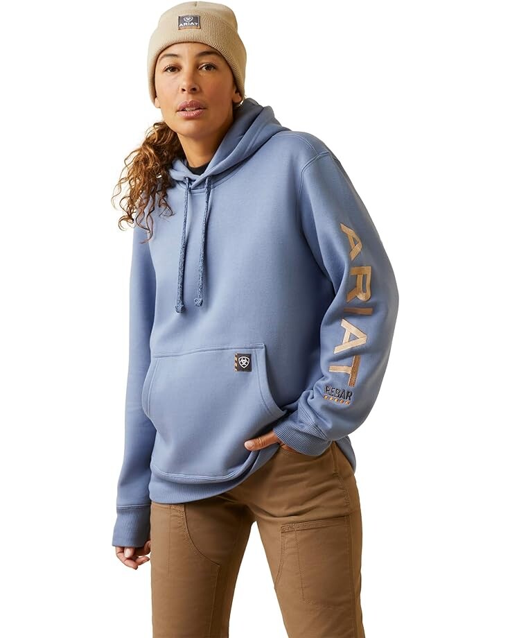 

Худи Ariat Rebar Graphic, цвет Colony Blue