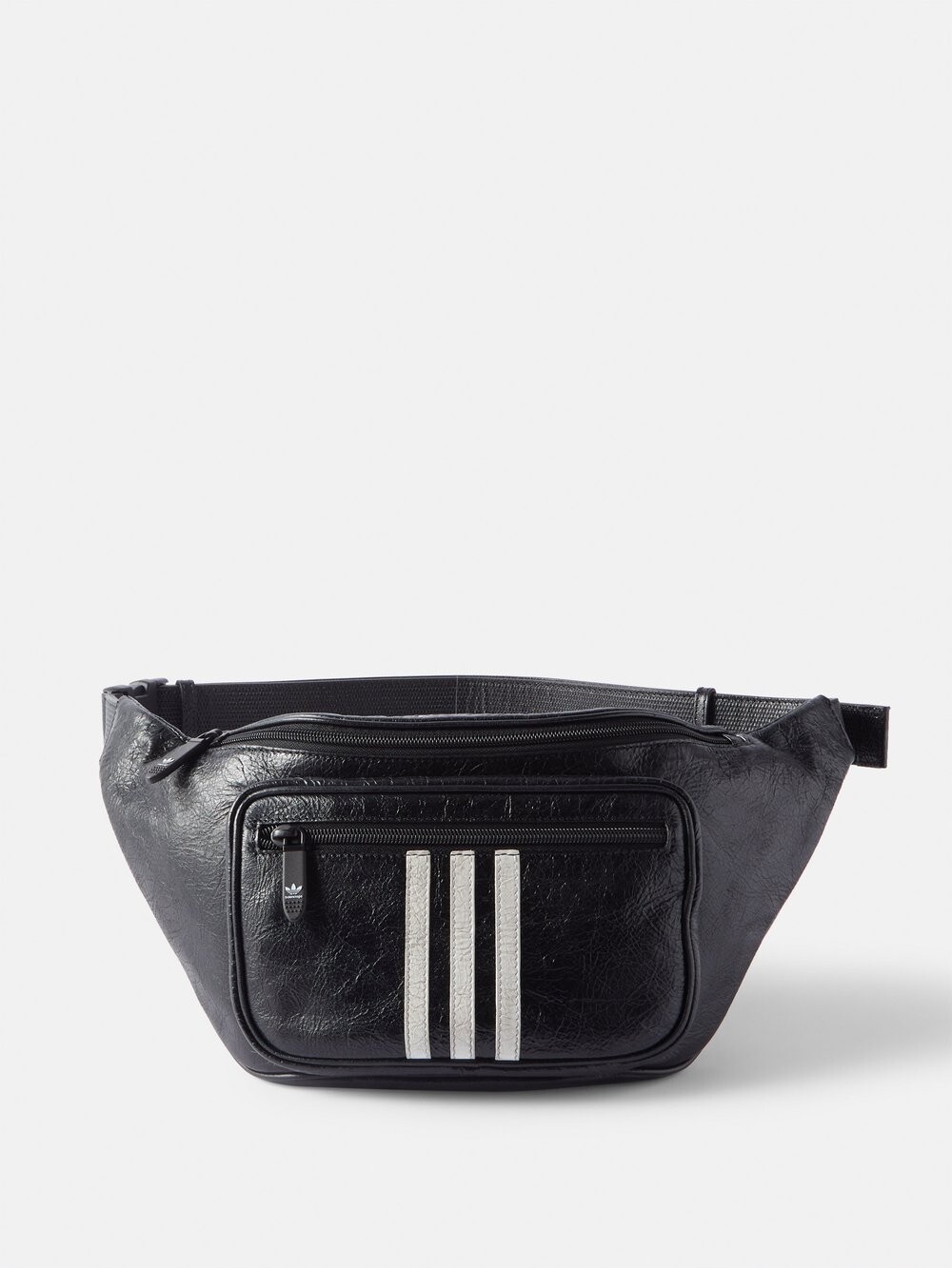 

Кожаная поясная сумка adidas x-класса Balenciaga, черный