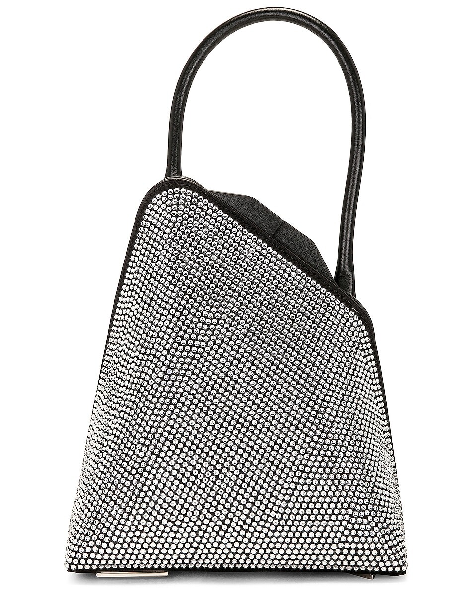 

Сумка The Attico Sunset Top Handle, цвет Crystal & Black