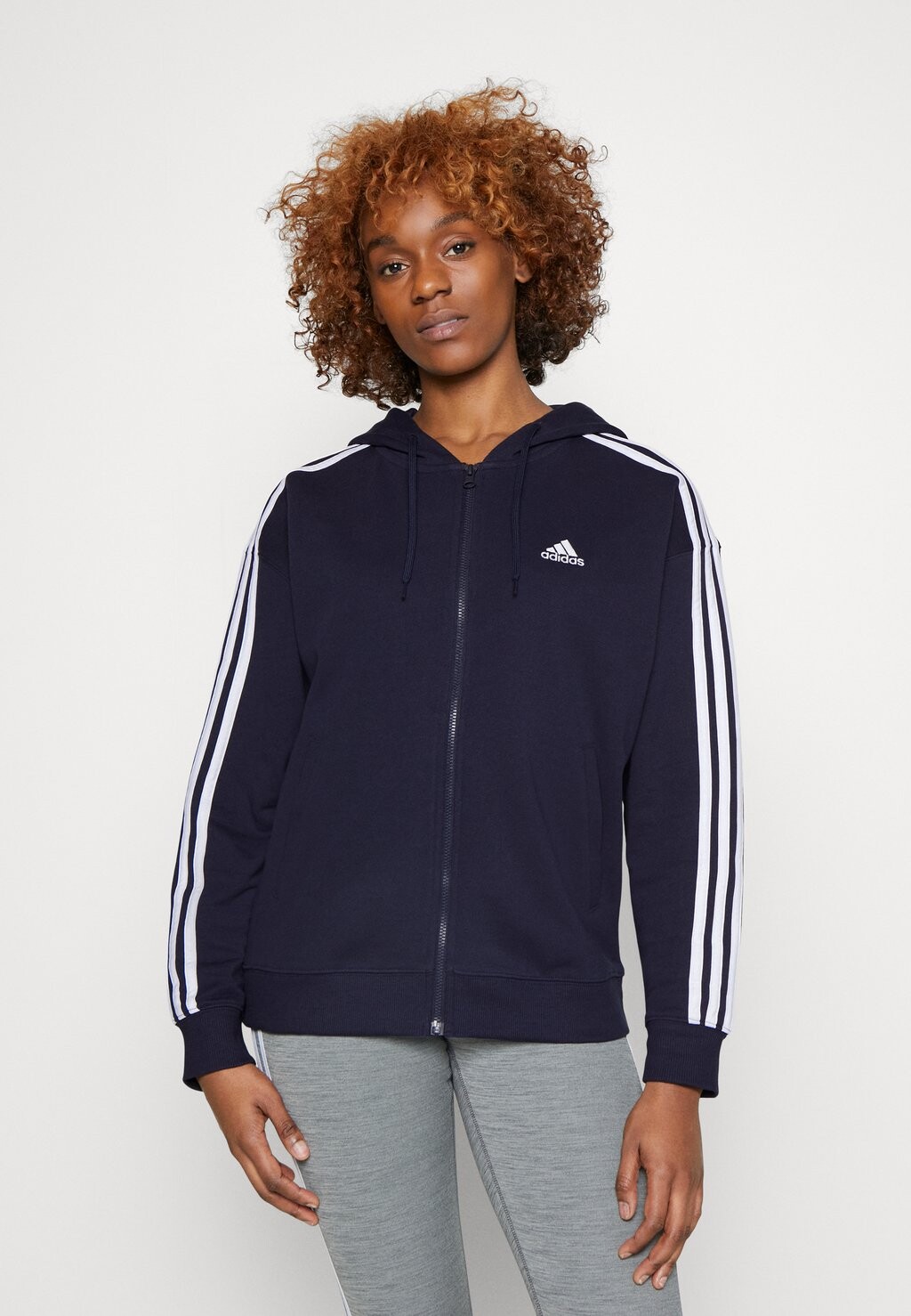 

Толстовка на молнии Adidas, Черный, Толстовка на молнии Adidas
