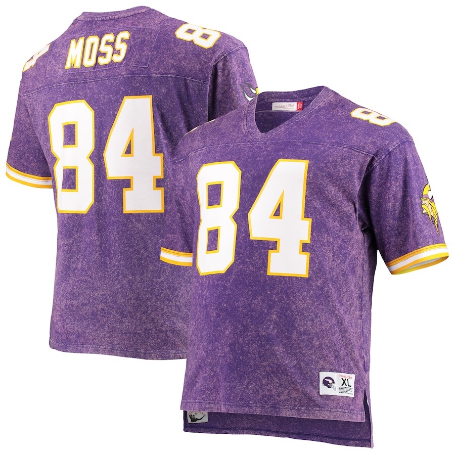 

Футболка с именем и номером Mitchell & Ness Minnesota Vikings, фиолетовый