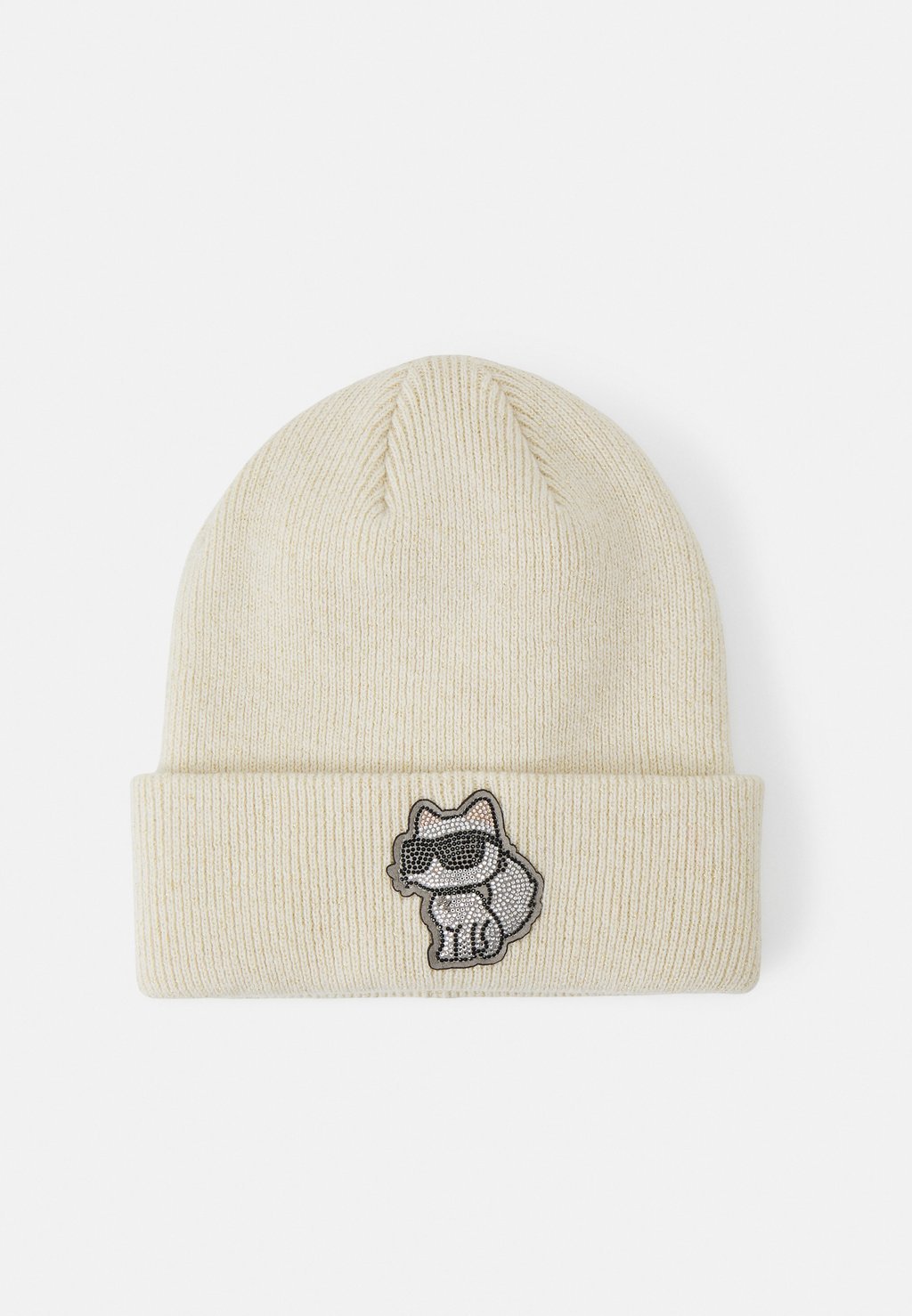 

Шапка IKONIK 2.0 BEANIE KARL LAGERFELD, кремовый