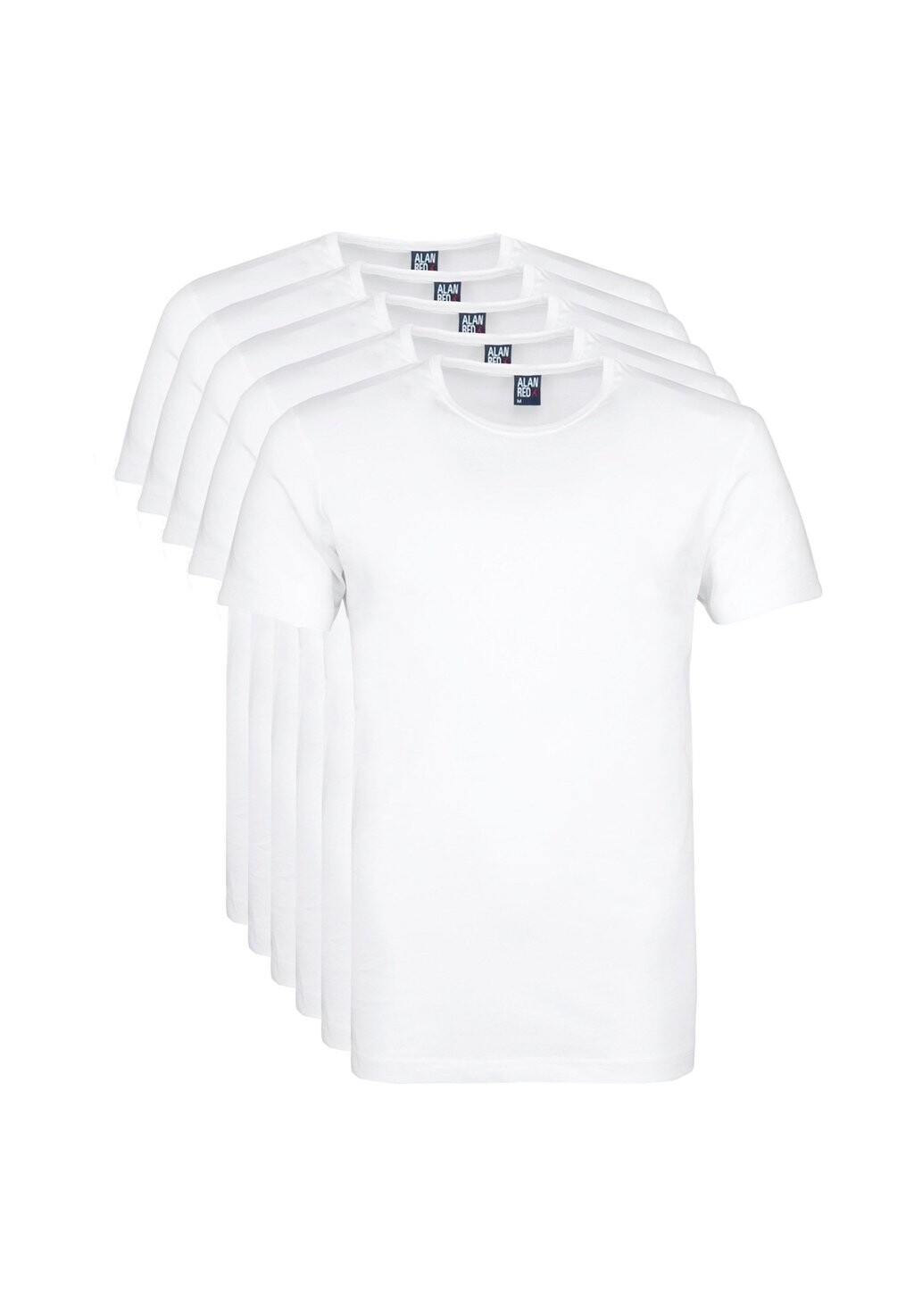 

Базовая футболка GIFTBOX O-NECK 5-PACK ALAN RED, белый