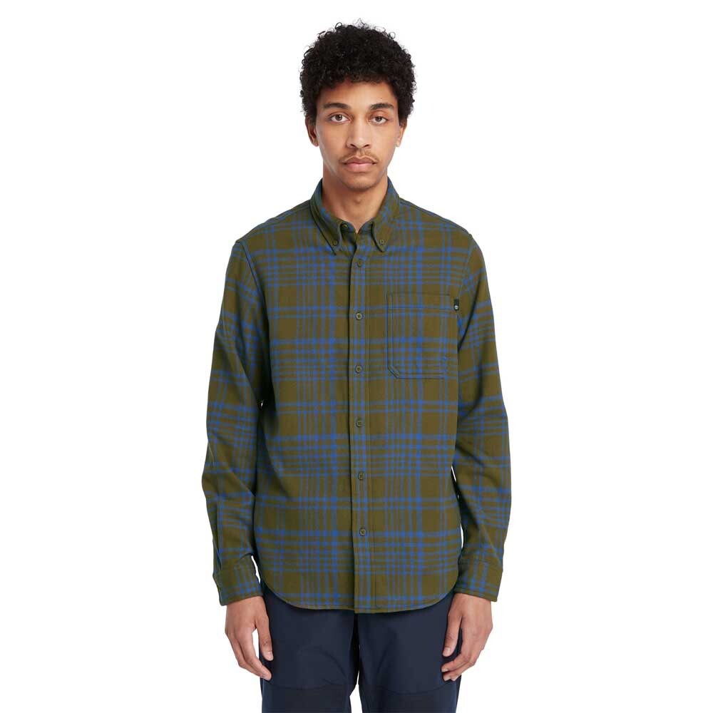

Рубашка с длинным рукавом Timberland Heavy Flannel Check, зеленый