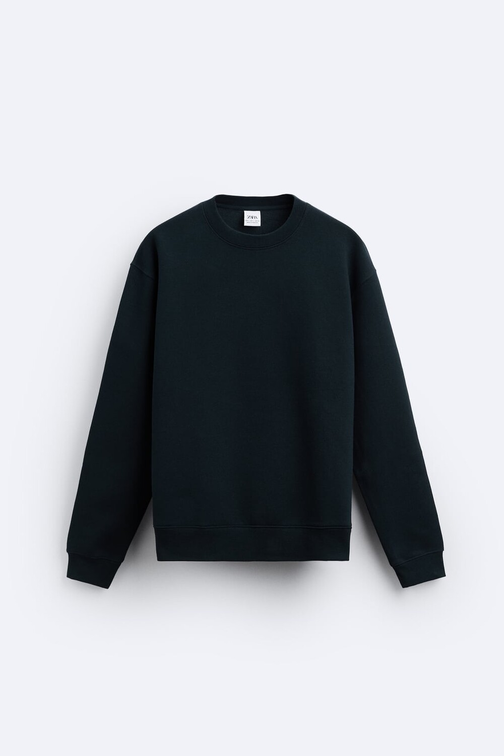 

Толстовка с круглым вырезом ZARA, зеленый