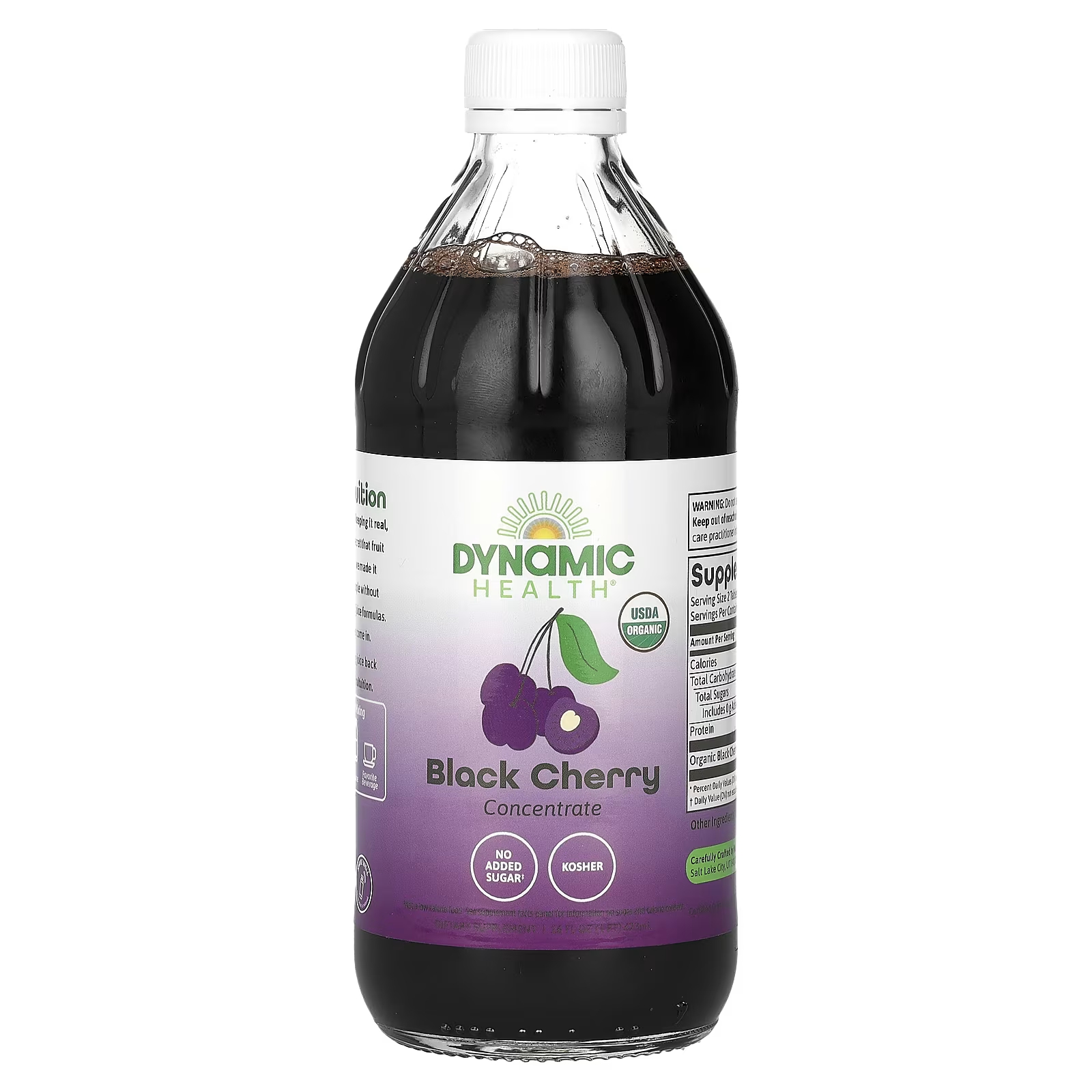 Концентрат черной вишни Dynamic Health, 473 мл органический сок нони dynamic health 473 мл
