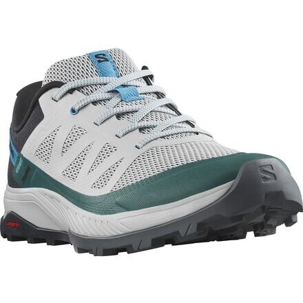 

Походные кроссовки Outrise мужские Salomon, цвет Lunar Rock Black Algiers Blue