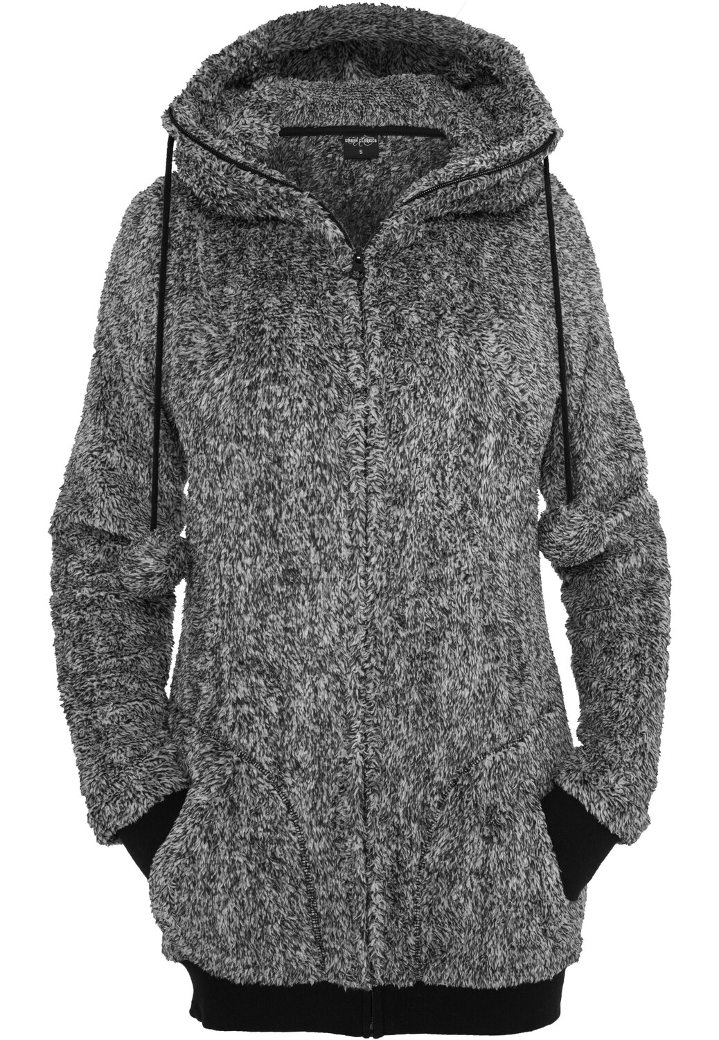 

Толстовка Urban Classics Zip Kapuzenpullover, черный