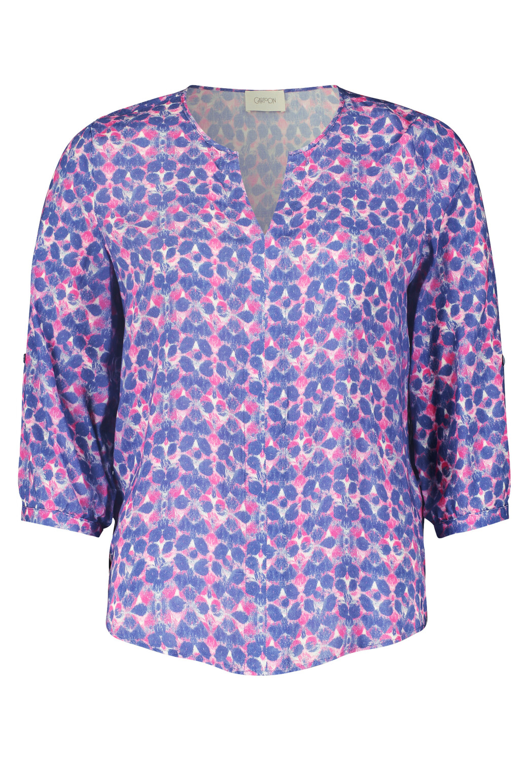 

Блуза CARTOON Casual mit Muster, цвет Light Blue/Pink