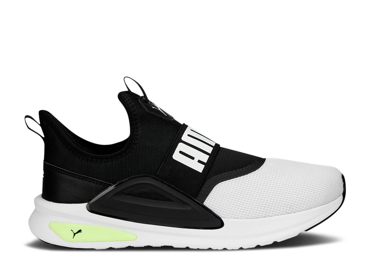 

Кроссовки Puma Softride Enzo Evo Slip-On 'Black White Fast Yellow', черный