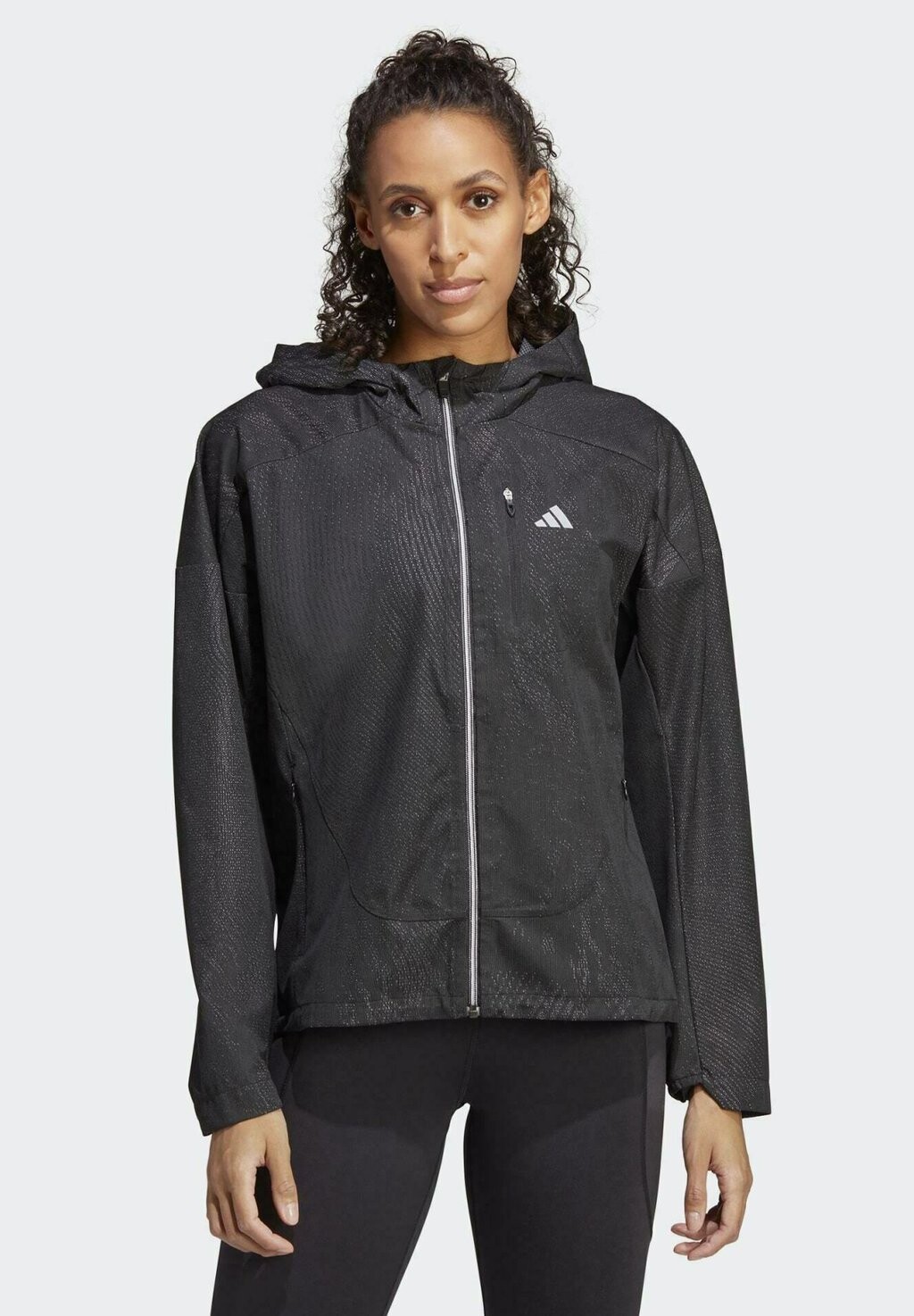 

Беговая куртка Adidas, черный