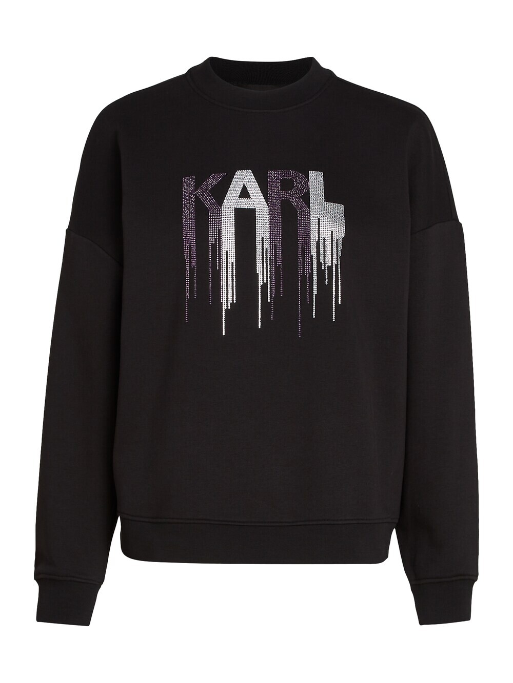 

Толстовка Karl Lagerfeld Rhinestone, черный