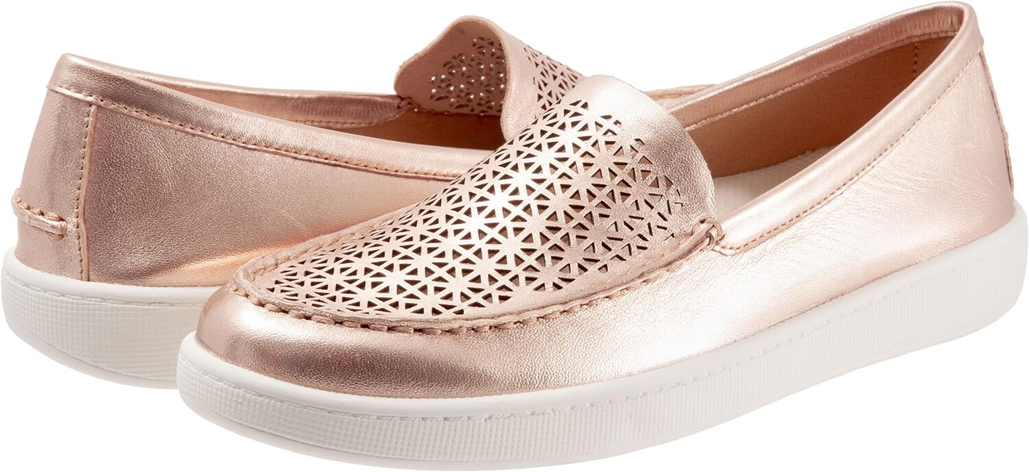 

Лоферы Audrey Trotters, цвет Rose Gold Metallic