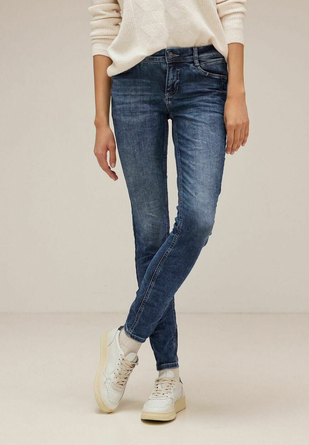 

Джинсы скинни Street One, цвет blau