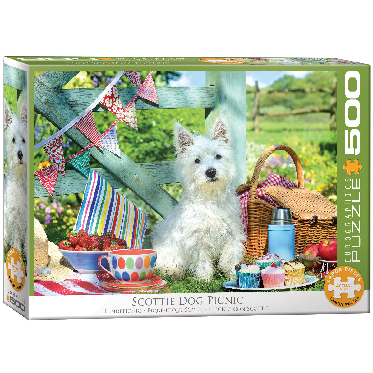 

Еврографика, пазл Scottie Dog Picnic, 500 шт. EuroGraphics