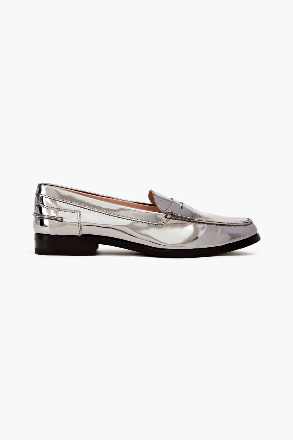 

Лоферы из зеркальной кожи Tod'S, бронза
