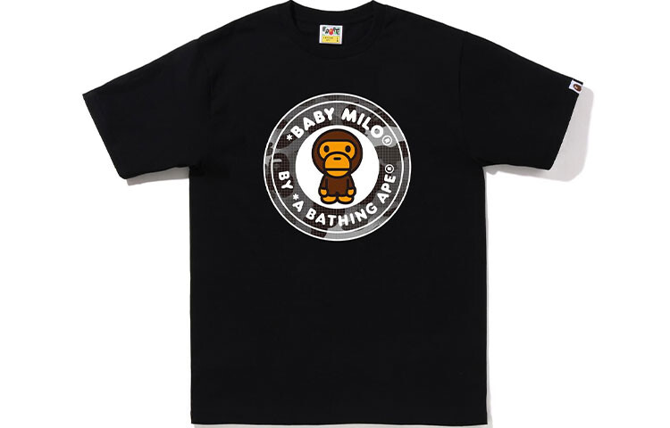 

A BATHING APE Мужская футболка, Черный цвет
