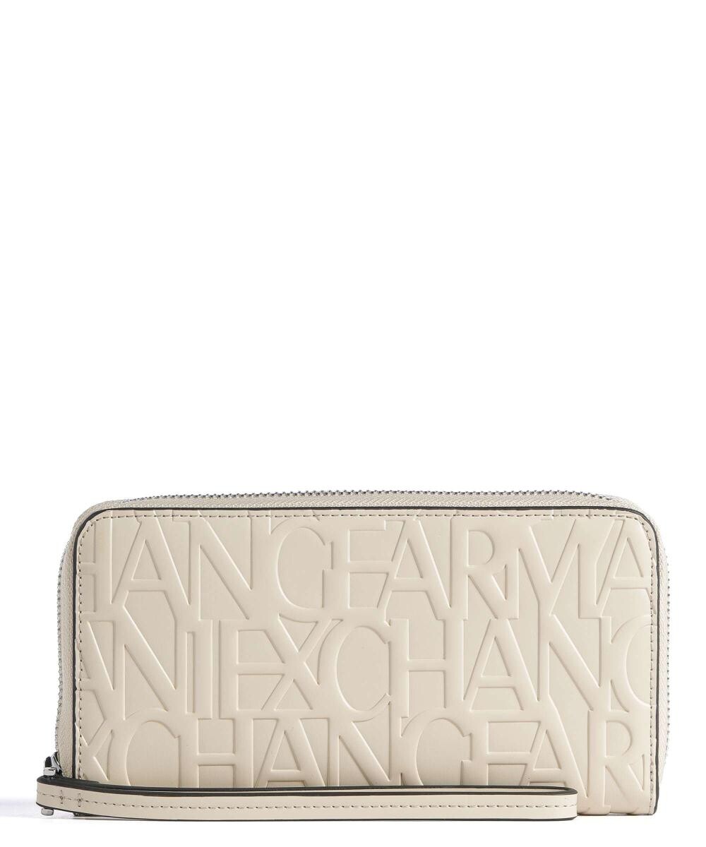 

Кошелек полиуретановый Armani Exchange, бежевый
