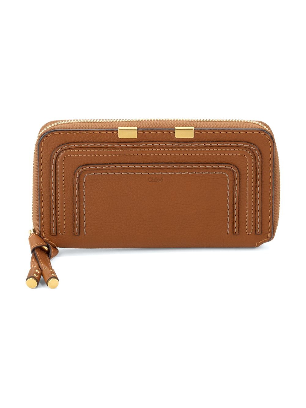 

Кожаный кошелек Marcie с круговой молнией Chloé
