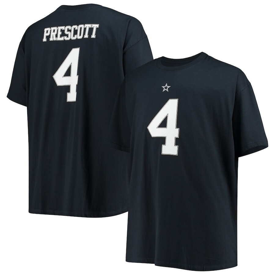

Футболка с именем и номером Dallas Cowboys Merchandise Dallas Cowboys, нави